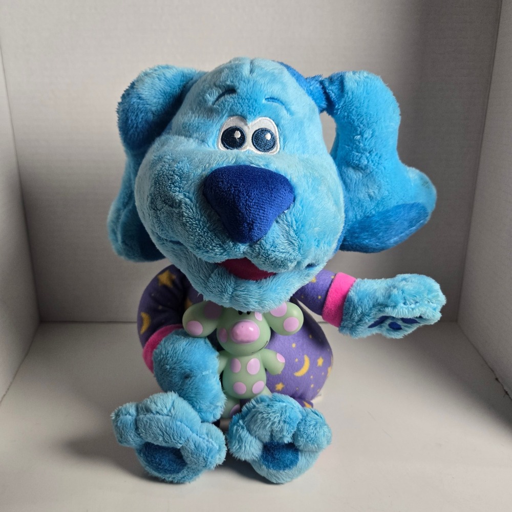 Blue's Clues & You! Bedtime Blue 13 inch Plush Light-Up and Musical Nickelodeon
